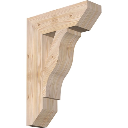 Ekena Millwork Funston Slat Smooth Bracket, Douglas Fir, 5 1/2"W x 20"D x 28"H BKT06X20X28FST06SDF